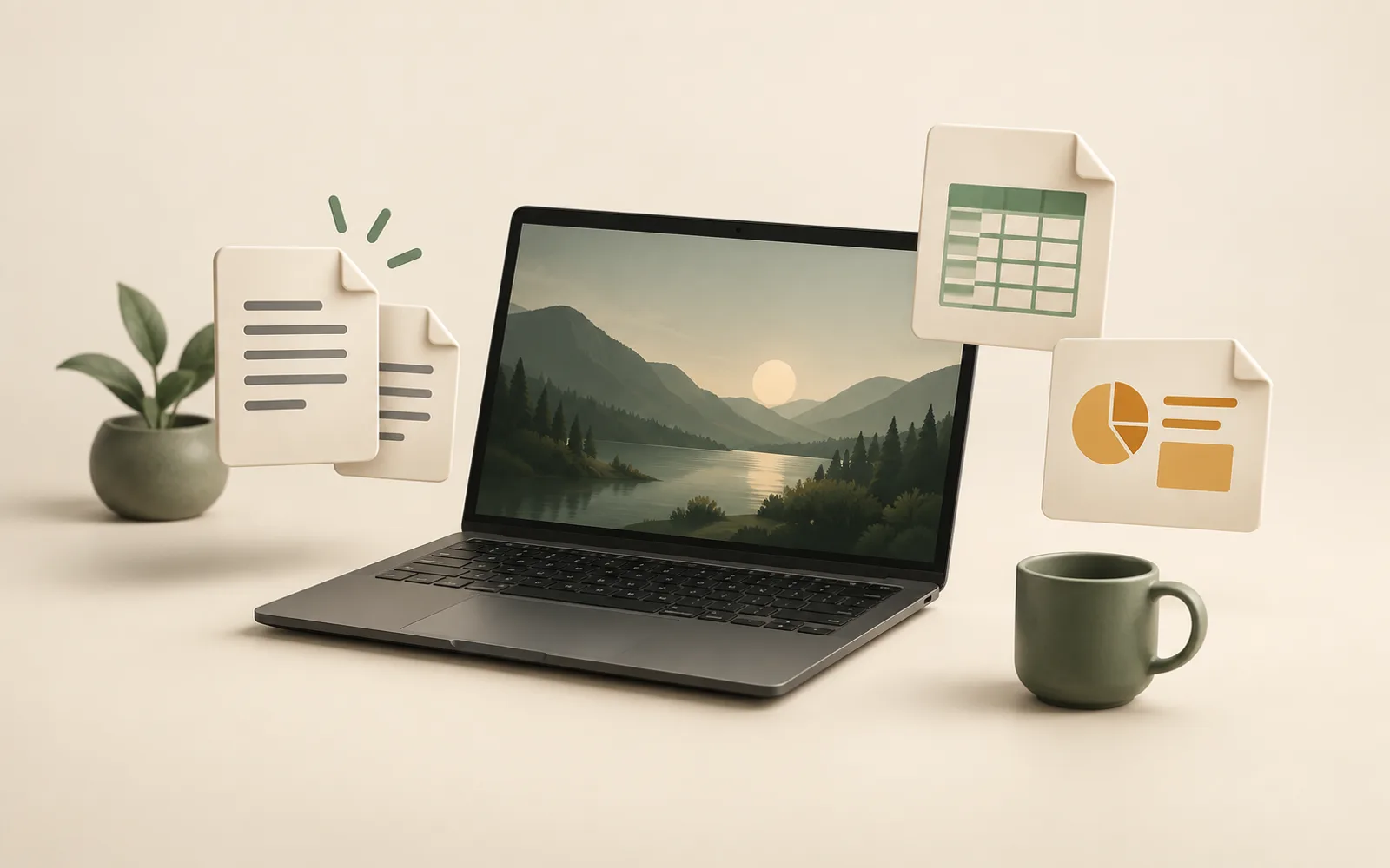 Your Office files, now at home on desktop