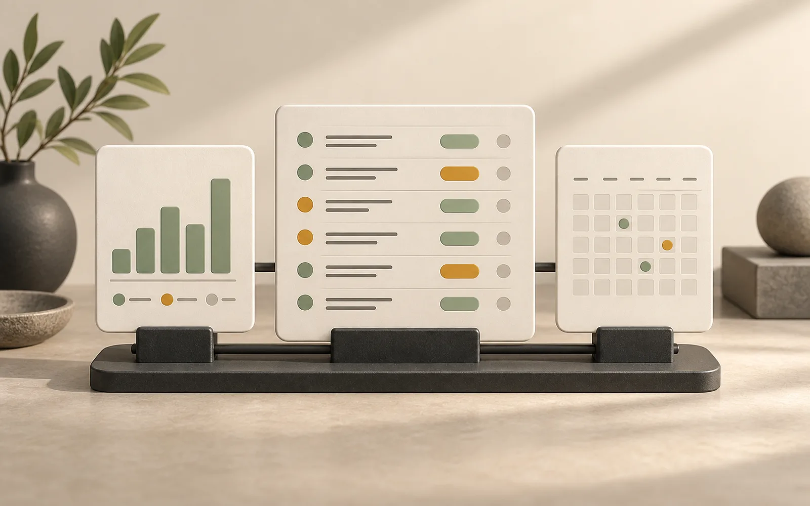 From tasks to tables, charts and dashboards