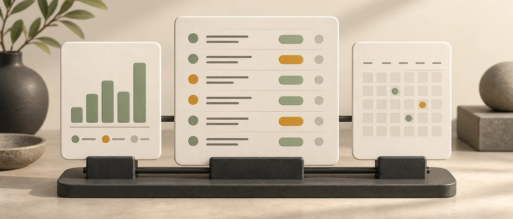 From tasks to tables, charts and dashboards